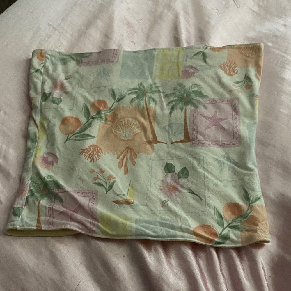 Hollister Multicolor Tropical Print Tube Top